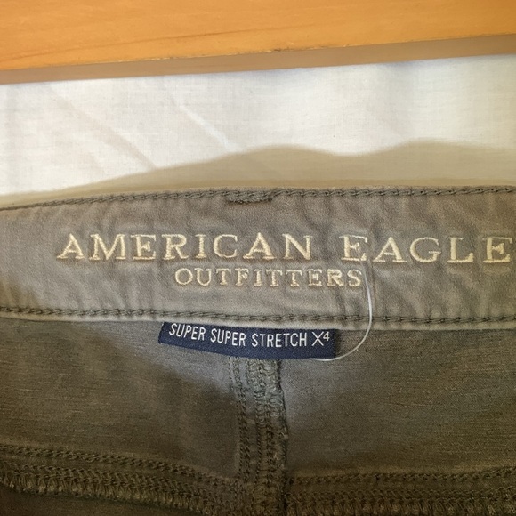 Plus Size American Eagle Outfitters Light Gray Super Stretch High Rise Everyday - Picture 2 of 7
